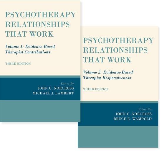 Cover: 9780190069292 | Psychotherapy Relationships That Work, 2 Vol Set | Bruce E Wampold
