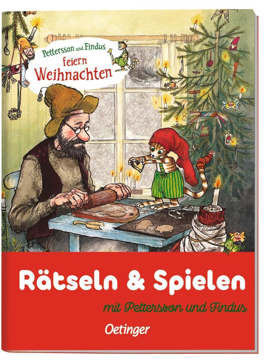 Bild: 4260512187422 | Pettersson und Findus feiern Weihnachten. Puzzle im Buch. 100 Teile