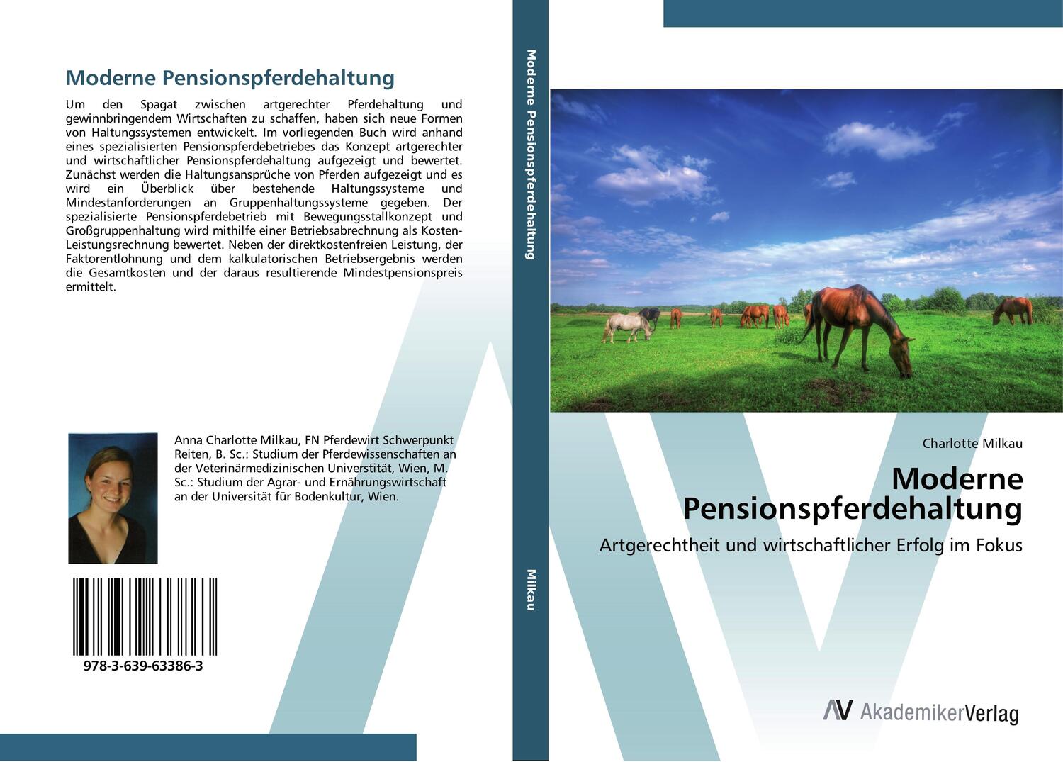 Cover: 9783639633863 | Moderne Pensionspferdehaltung | Charlotte Milkau | Taschenbuch | 2014