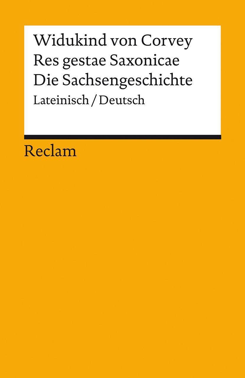 Cover: 9783150142950 | Res gestae Saxonicae / Die Sachsengeschichte | Lateinisch/Deutsch