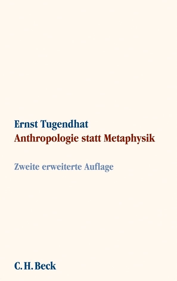 Cover: 9783406601682 | Anthropologie statt Metaphysik | Ernst Tugendhat | Buch | 240 S.
