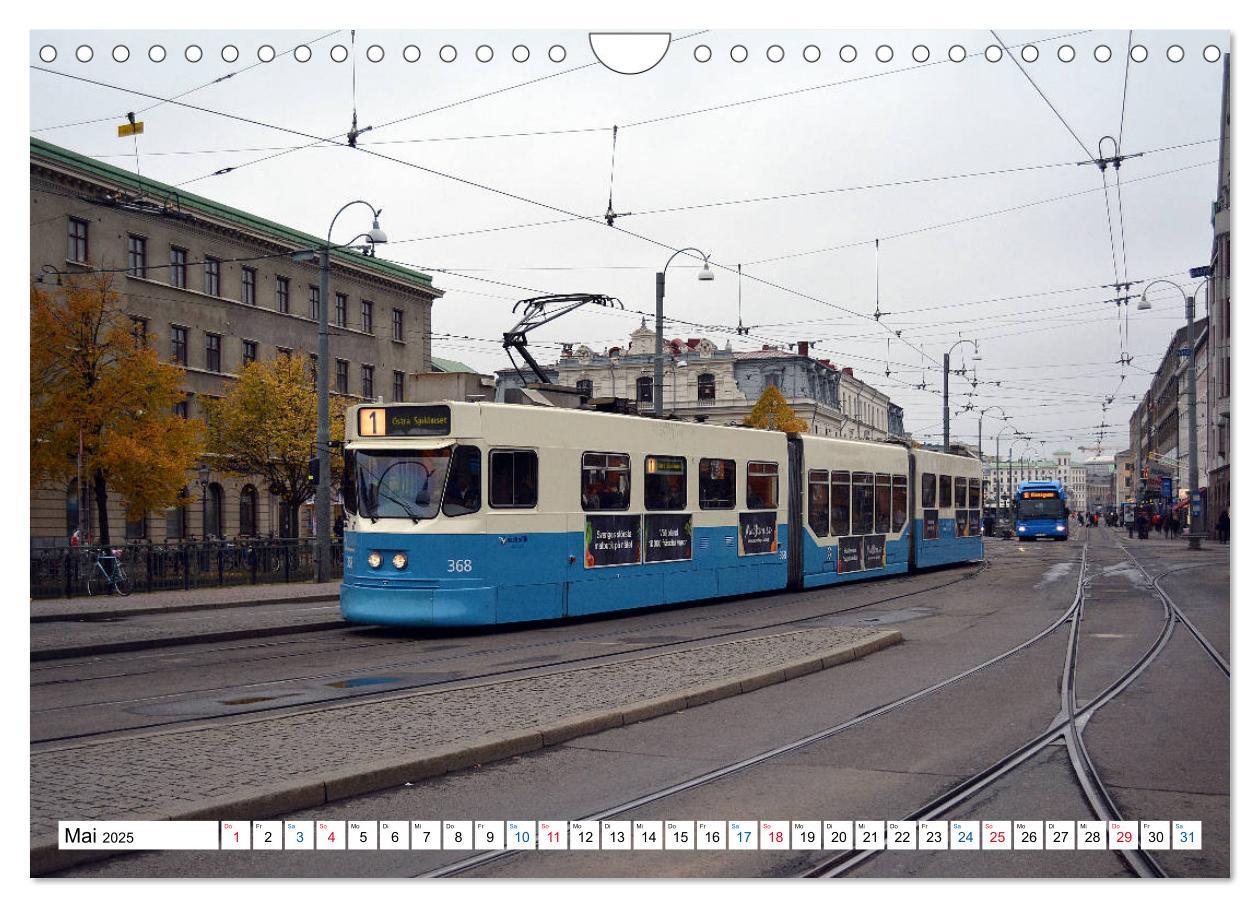 Bild: 9783435332519 | Die Göteborger Straßenbahn (Wandkalender 2025 DIN A4 quer),...