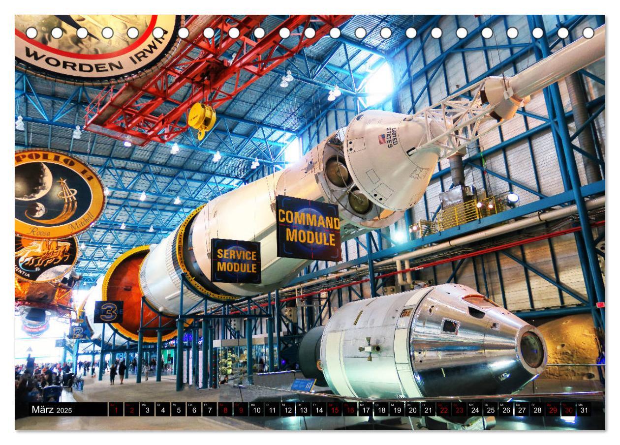 Bild: 9783435253920 | Kennedy Space Center (Tischkalender 2025 DIN A5 quer), CALVENDO...