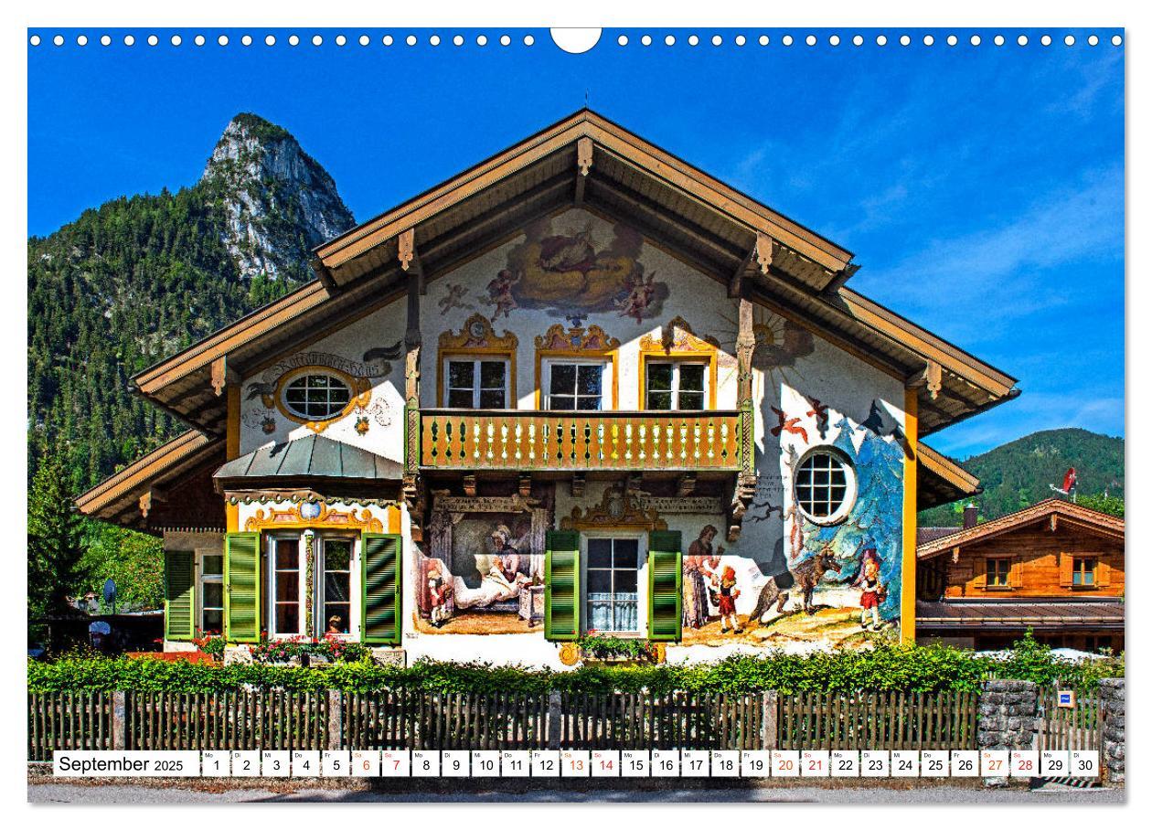 Bild: 9783435294121 | Oberbayerische Lüftlmalerei (Wandkalender 2025 DIN A3 quer),...