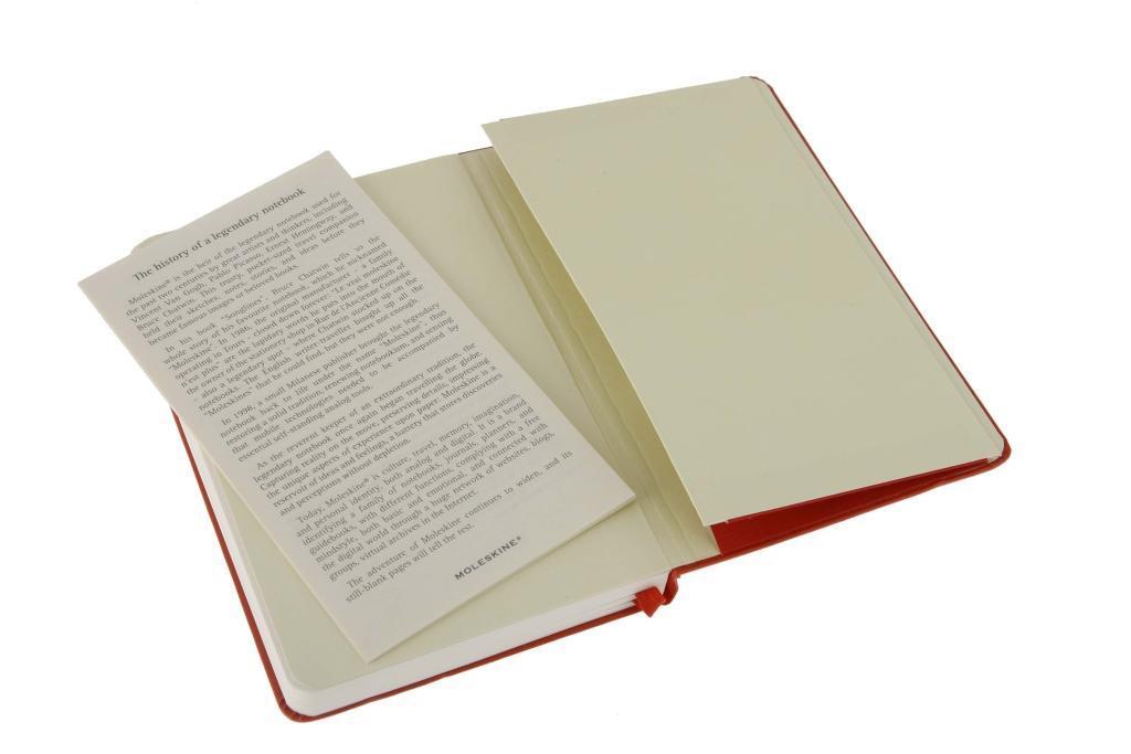 Bild: 9788862930024 | Moleskine Notizbuch blanko Pocket DIN A6 rot | Notizbücher | Englisch