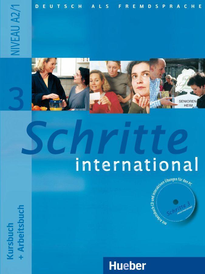Cover: 9783190018536 | Schritte international 3. Kursbuch + Arbeitsbuch mit Audio-CD zum...