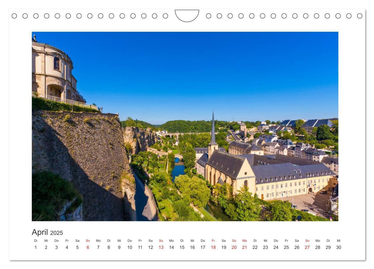 Bild: 9783435592586 | LUXEMBURG Stadt der Kontraste (Wandkalender 2025 DIN A4 quer),...