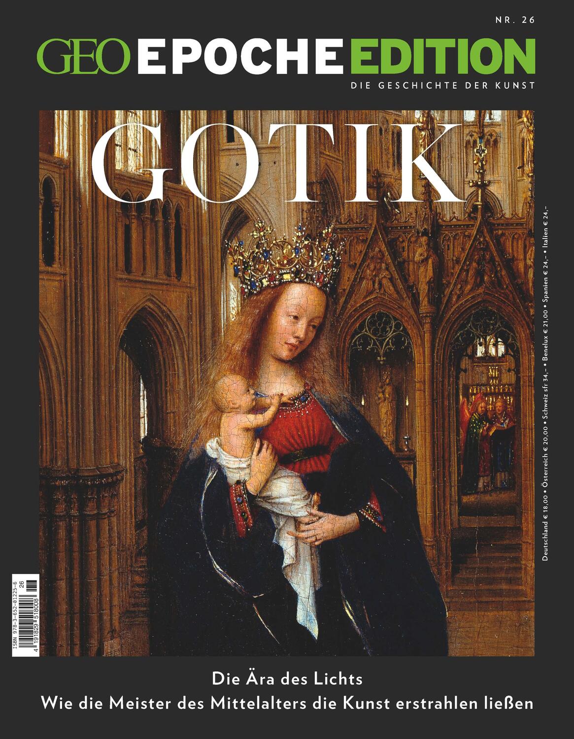 Cover: 9783652012256 | GEO Epoche Edition 26/2022 - Gotik | Die Geschichte der Kunst | Buch