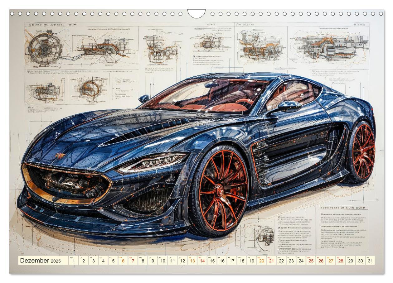 Bild: 9783383878916 | Blickpunkt Auto Design Zukunft (Wandkalender 2025 DIN A3 quer),...