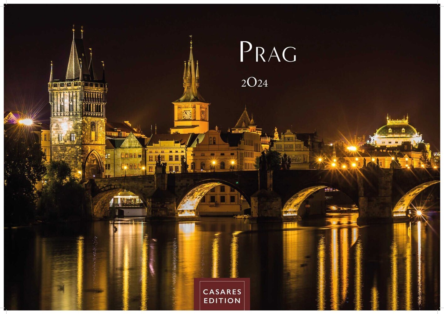 Cover: 9789918621842 | Prag 2024 L 35x50cm | Kalender | 14 S. | Deutsch | 2024