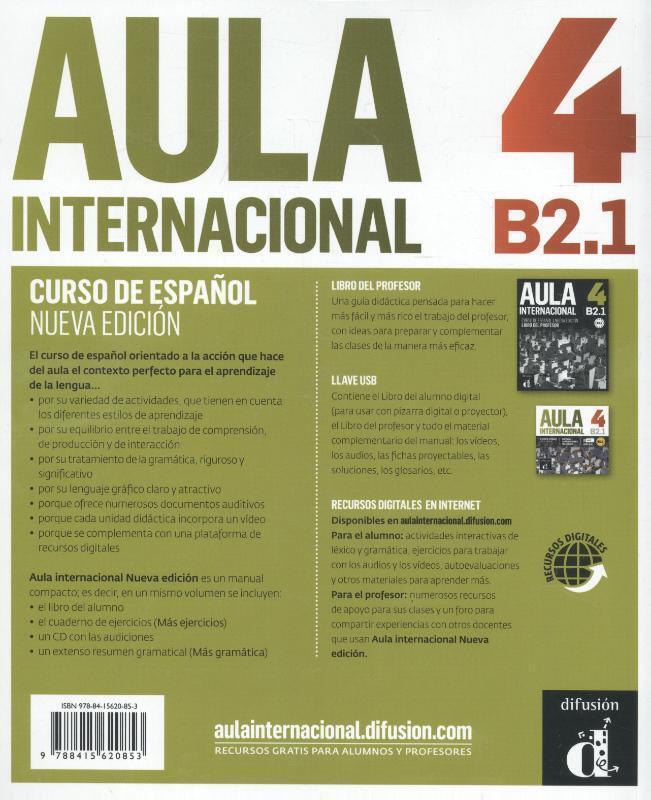 Rückseite: 9783125157453 | Aula internacional 4. Libro del alumno + Audio-CD (mp3). Nueva...