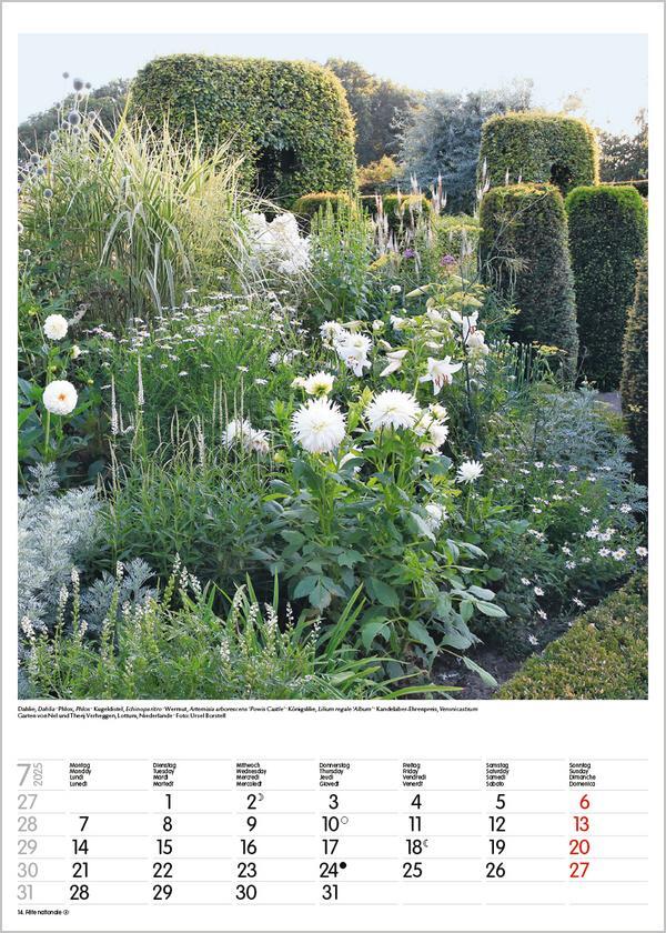 Bild: 9783731876151 | Gartenträume 2025 | Verlag Korsch | Kalender | Spiralbindung | 13 S.