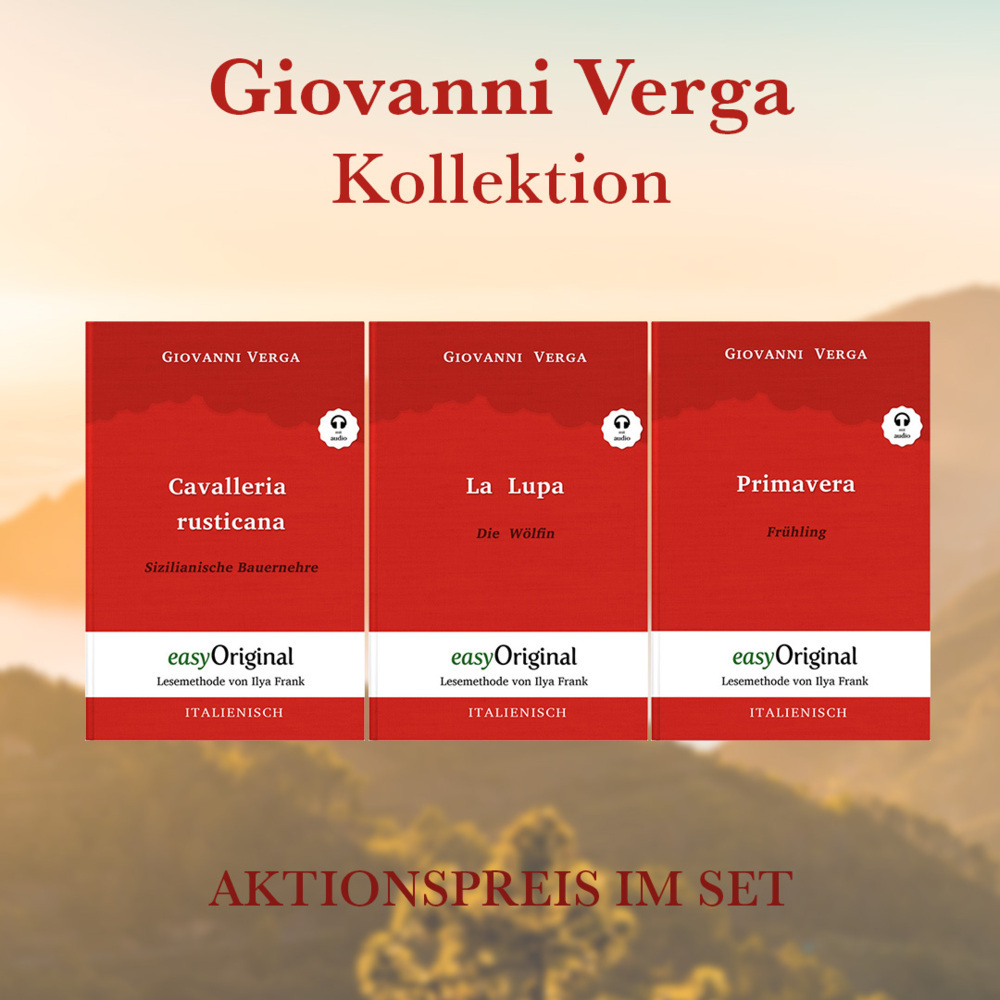 Cover: 9783991125815 | Giovanni Verga Kollektion (mit kostenlosem Audio-Download-Link), 3...