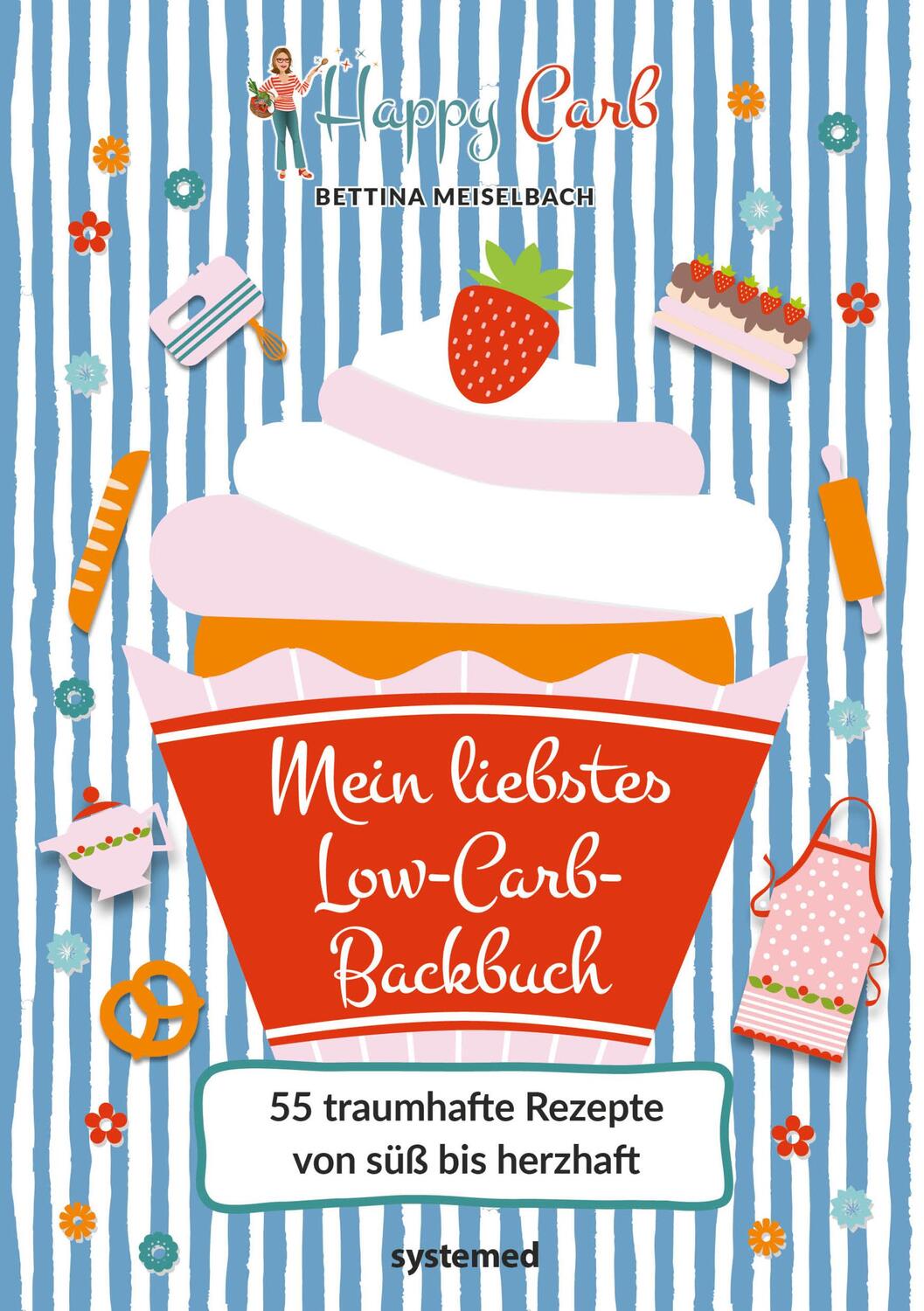 Cover: 9783958141353 | Happy Carb: Mein liebstes Low-Carb-Backbuch | Bettina Meiselbach