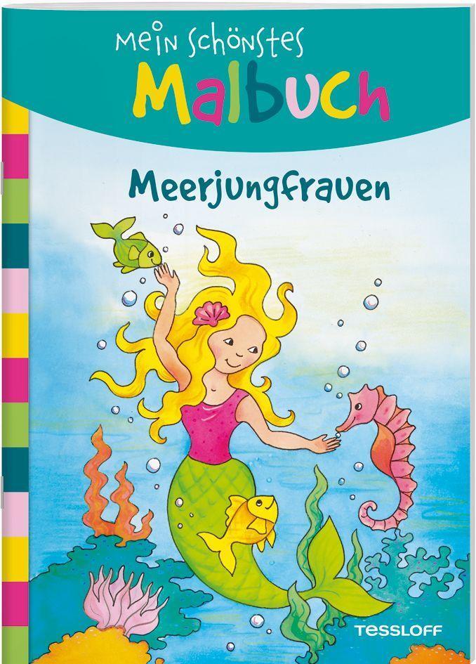 Cover: 9783788641825 | Mein schönstes Malbuch. Meerjungfrauen. Malen für Kinder ab 5 Jahren