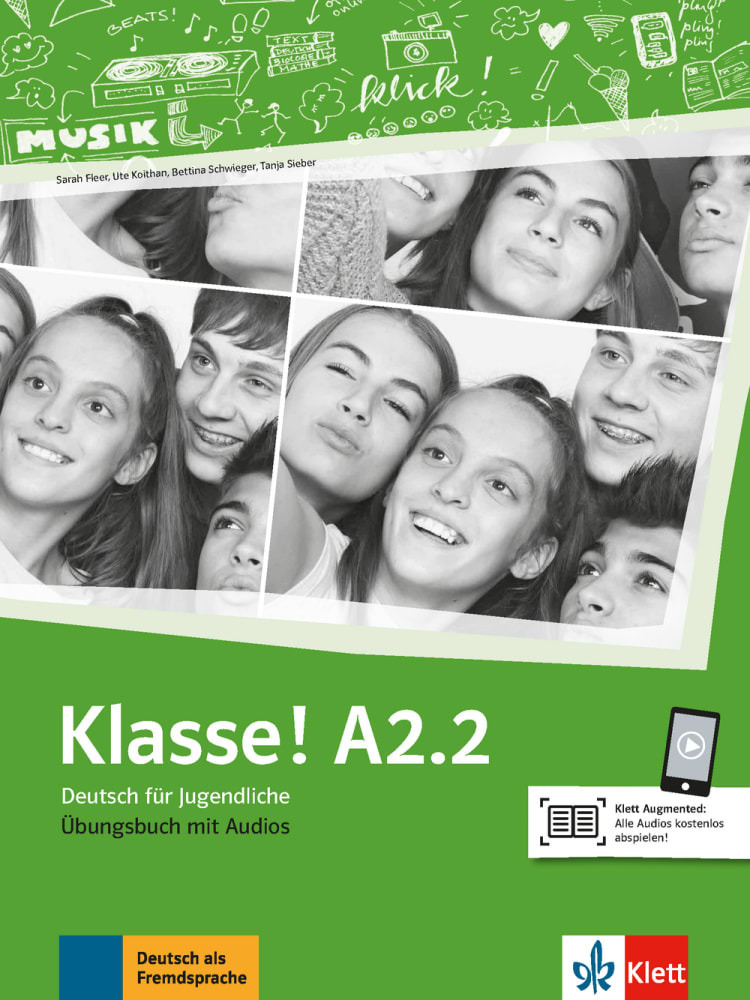 Cover: 9783126071369 | Klasse! A2.2 Übungsbuch mit Audios online | Sarah Fleer (u. a.) | Buch
