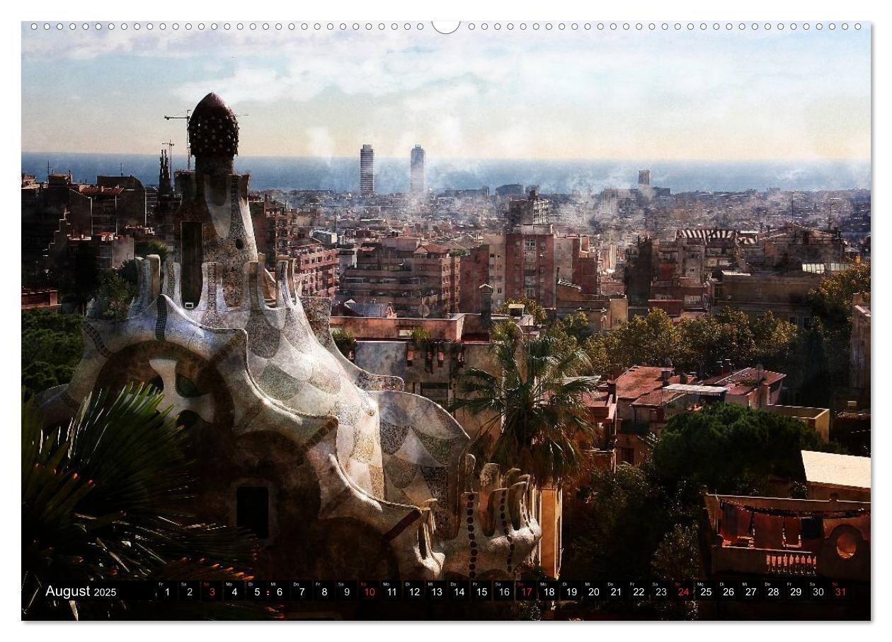 Bild: 9783435504190 | Barcelona (Wandkalender 2025 DIN A2 quer), CALVENDO Monatskalender