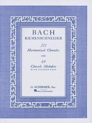 Cover: 9780793525744 | 371 Harmonized Chorales And 69 Chorale Melodies | Bach | Taschenbuch