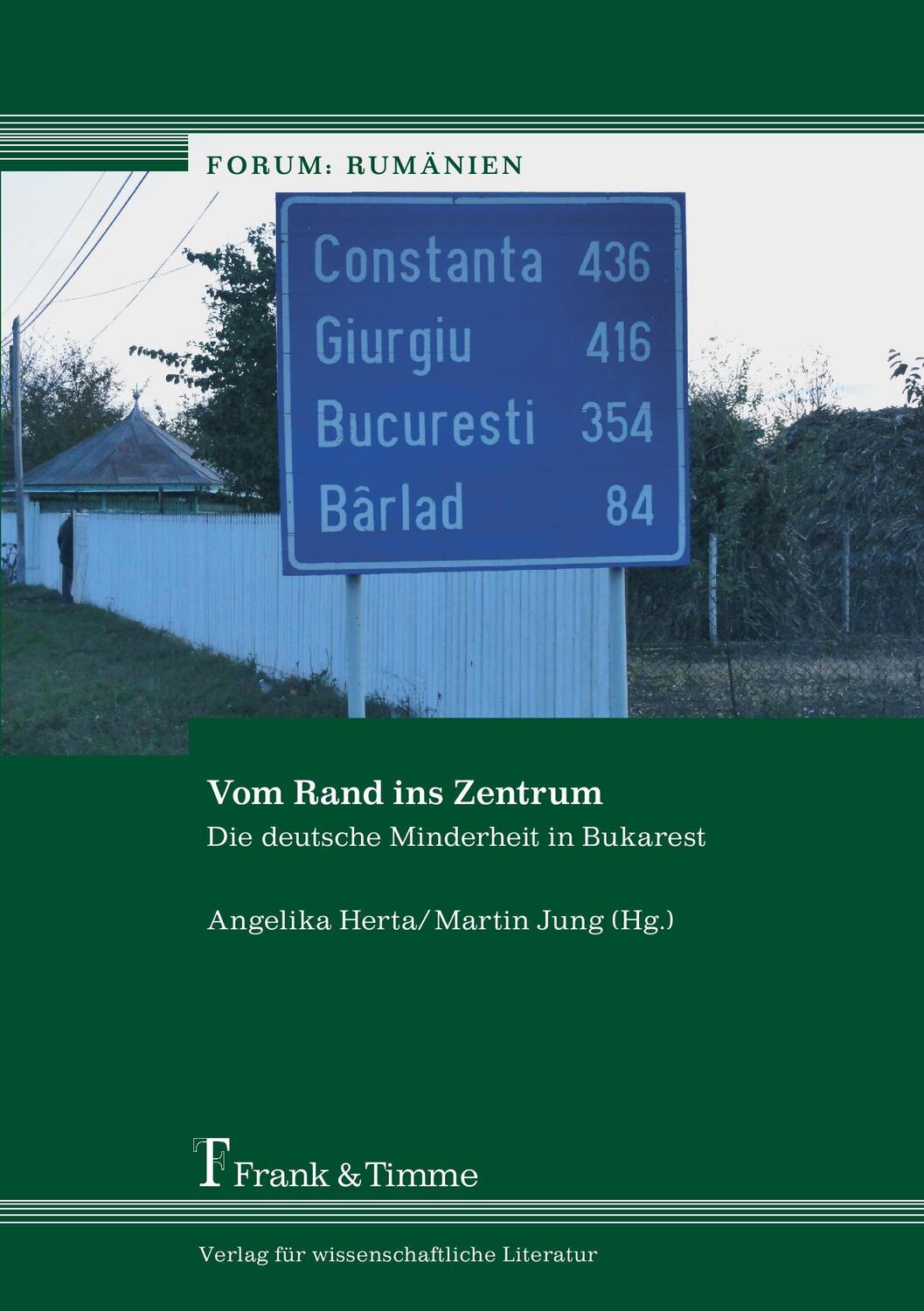 Cover: 9783865963345 | Vom Rand ins Zentrum | Die deutsche Minderheit in Bukarest | Buch