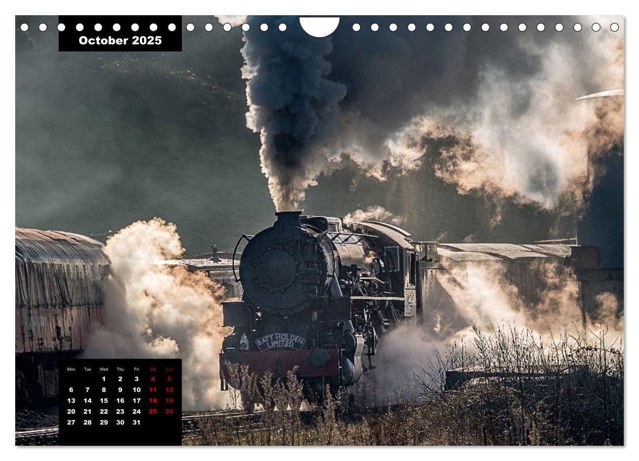 Bild: 9781325977055 | Assorted photographs of STEAM LOCOMOTIVES (Wall Calendar 2025 DIN...