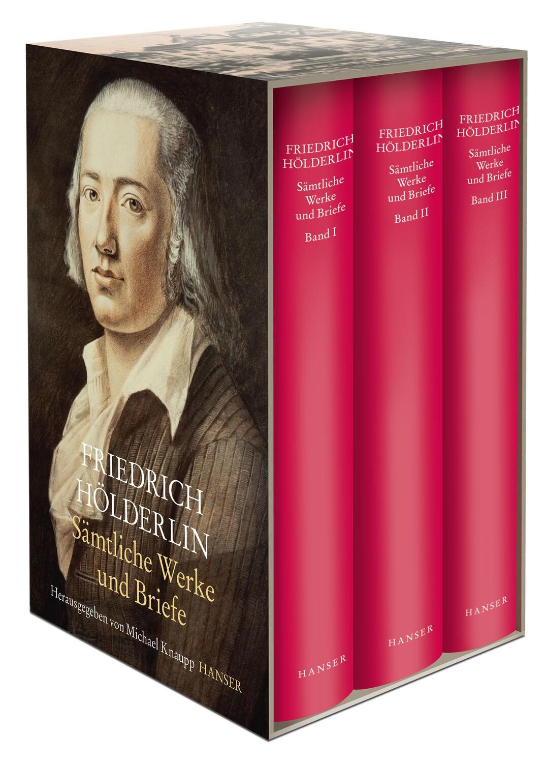 Cover: 9783446264649 | Sämtliche Werke und Briefe in drei Bänden | Friedrich Hölderlin | Buch