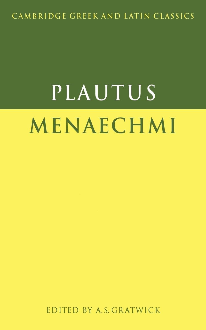 Cover: 9780521349703 | Plautus | Menaechmi | Titus Maccius Plautus | Taschenbuch | Paperback