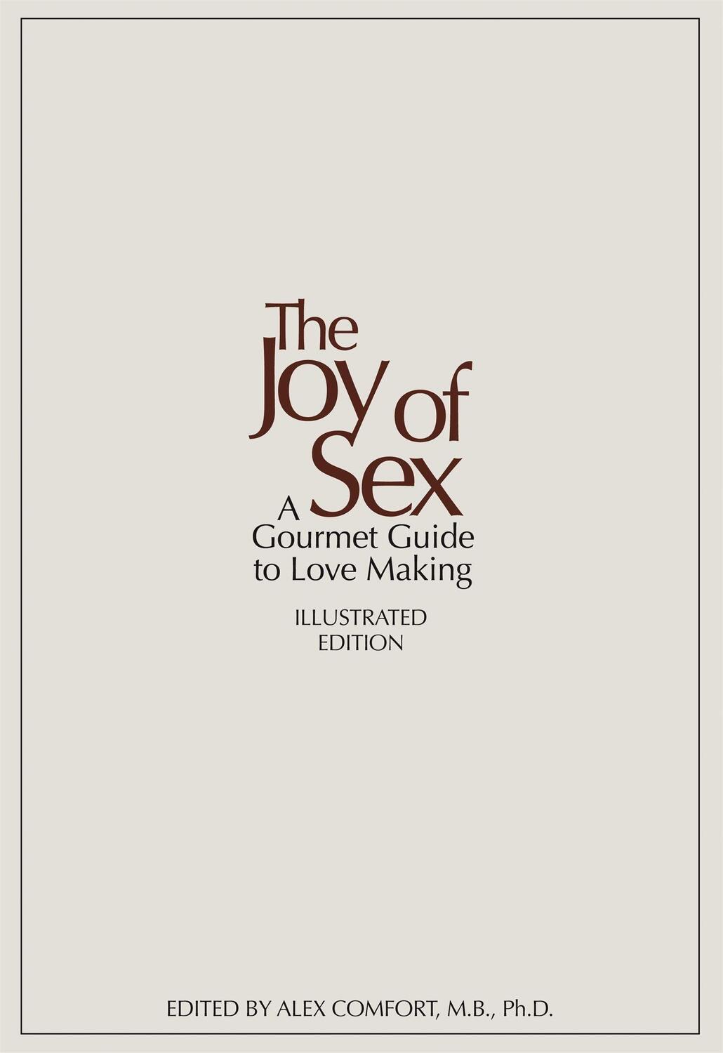 Cover: 9781845339647 | The Joy of Sex | 50TH ANNIVERSARY EDITION | Alex Comfort (u. a.)