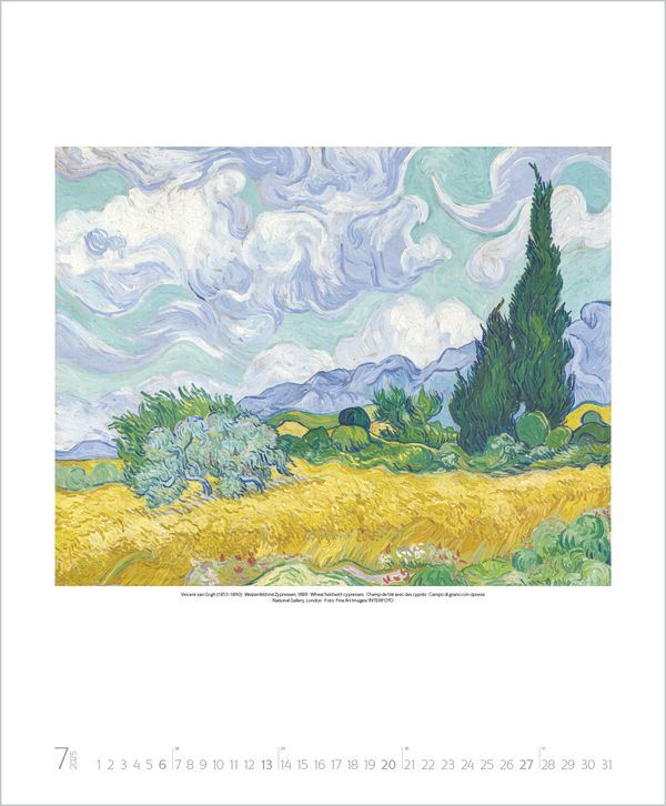 Bild: 9783731875765 | Vincent van Gogh 2025 | Korsch Verlag | Kalender | Spiralbindung