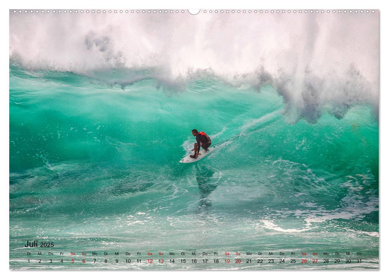 Bild: 9783435329038 | Surfen - die perfekte Welle (Wandkalender 2025 DIN A2 quer),...