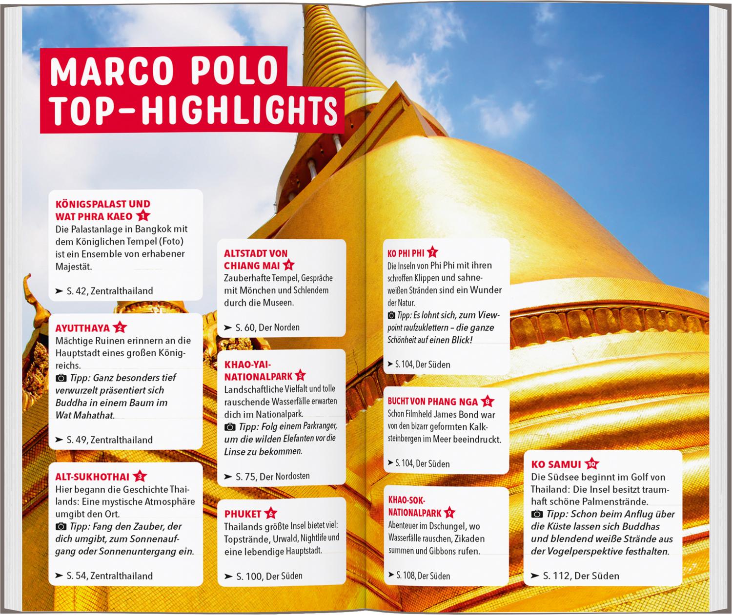 Bild: 9783829739597 | MARCO POLO Reiseführer Thailand | Martina Miethig (u. a.) | Buch