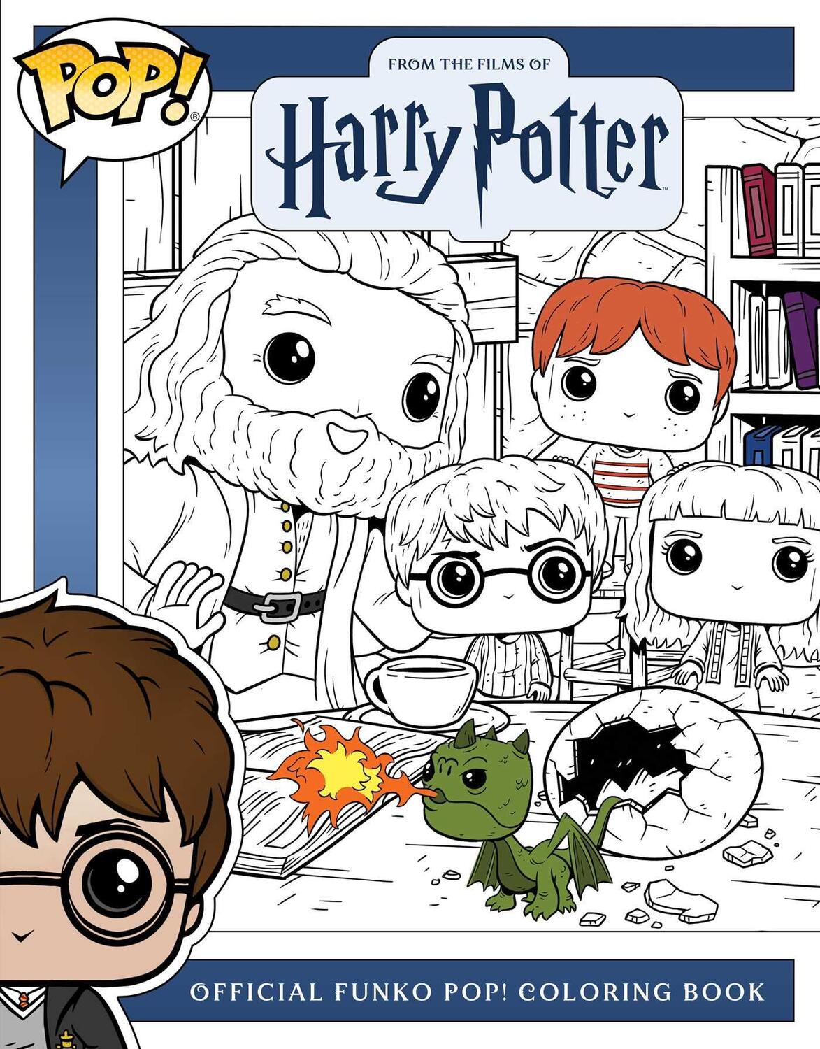 Cover: 9798886634549 | The Official Funko Pop! Harry Potter Coloring Book | Insight Editions
