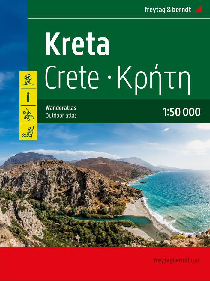 Cover: 9783707923643 | Kreta, Wanderatlas 1:50.000, freytag &amp; berndt | Freytag &amp; Berndt