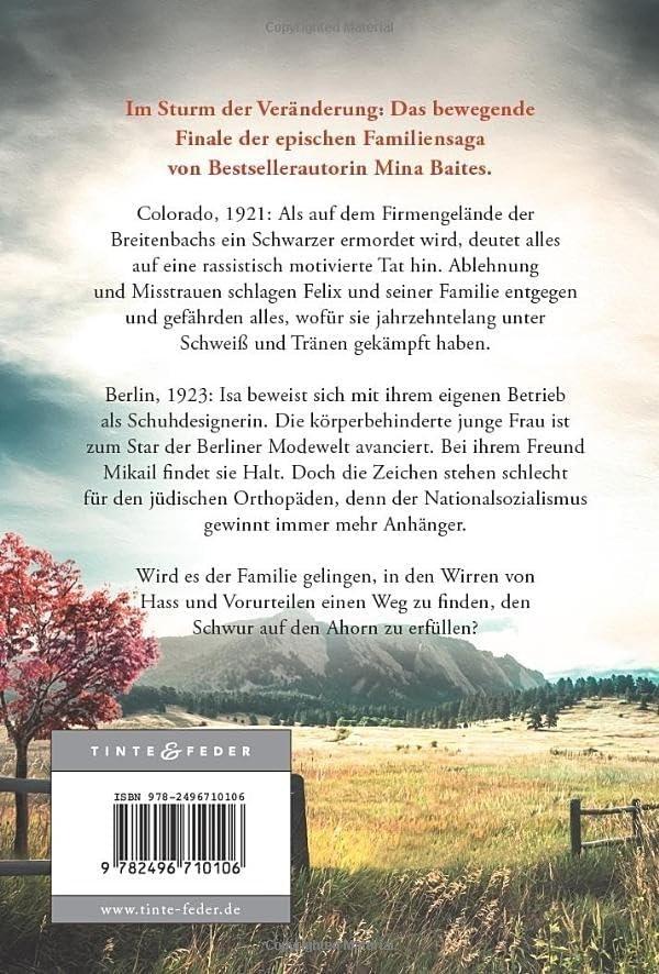 Rückseite: 9782496710106 | Der Ahorn und die neue Welt | Mina Baites | Taschenbuch | 363 S.