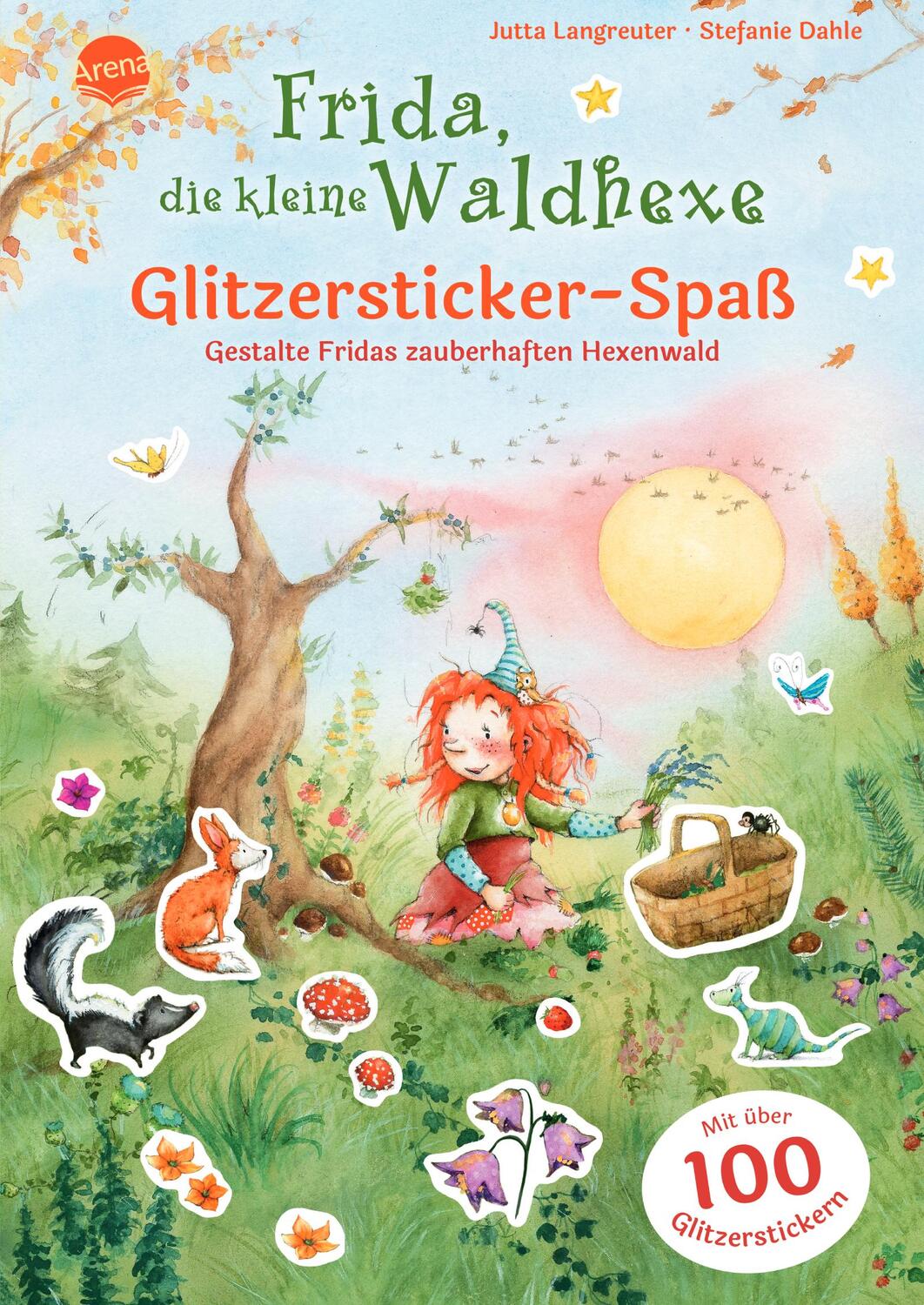 Cover: 9783401720401 | Frida, die kleine Waldhexe. Glitzersticker-Spaß. Gestalte Fridas...