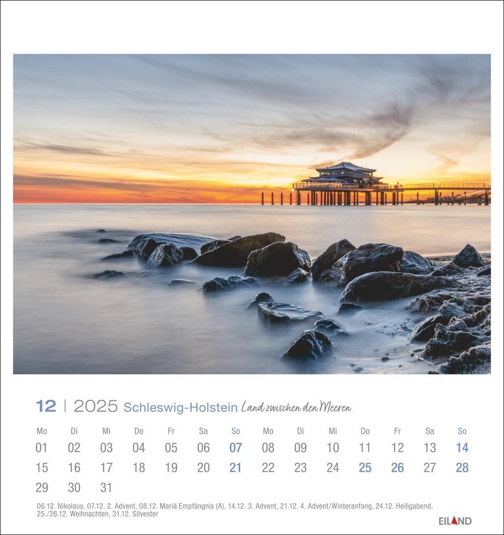 Bild: 9783964023339 | Schleswig-Holstein Postkartenkalender 2025 - Land zwischen den Meeren