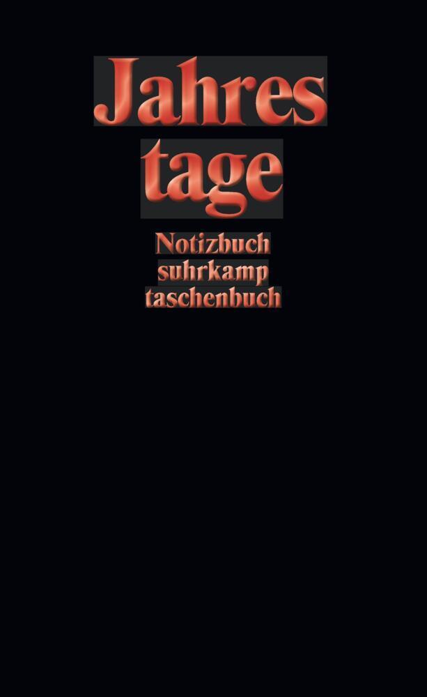 Cover: 9783518467244 | Notizbuch suhrkamp taschenbuch | Jahrestage | Suhrkamp Verlag | Buch