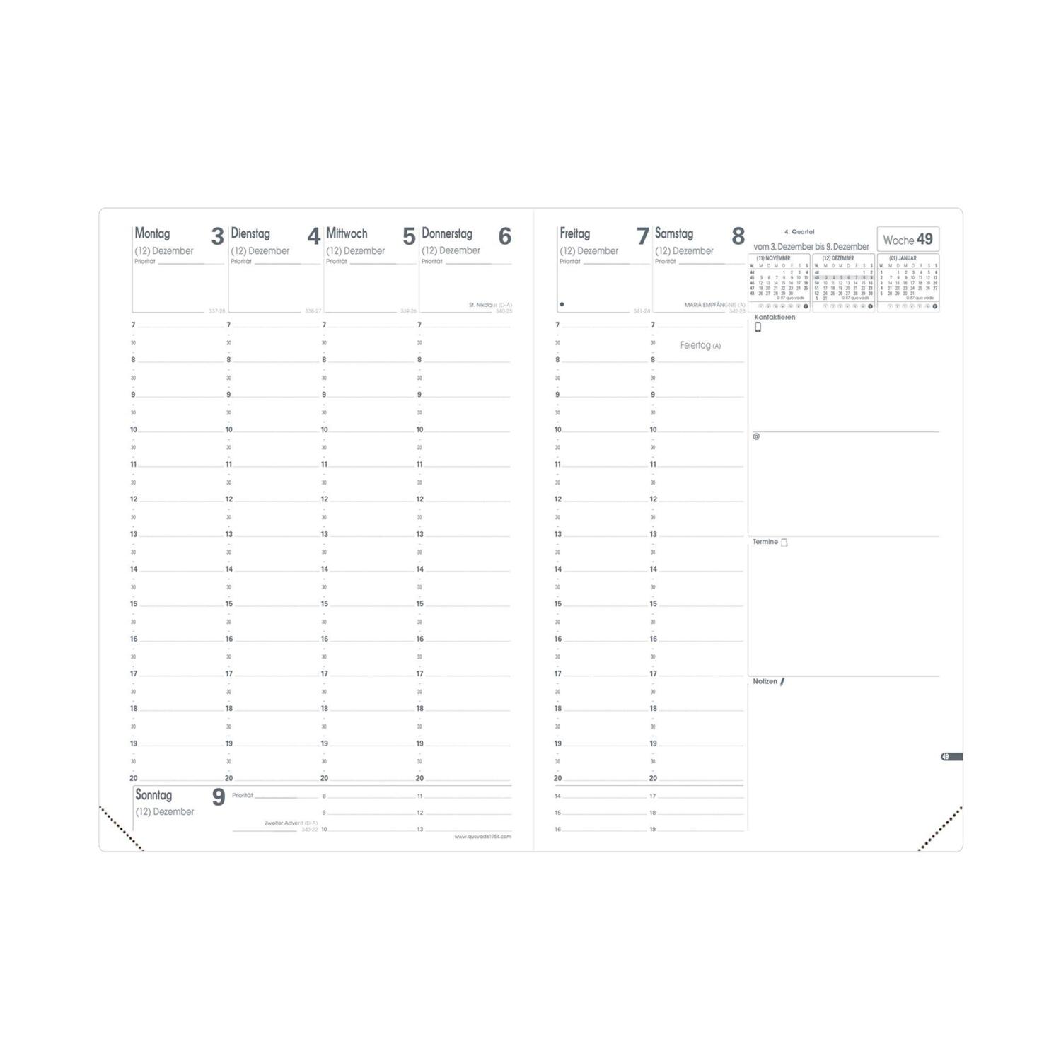 Bild: 3371010520237 | Minister Calypso Celadon 2025 | Kalender im Schreibtischformat | Vadis