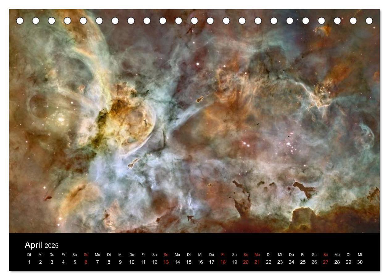 Bild: 9783435484966 | Der Weltraum. Spektakuläre Gasnebel und Galaxien (Tischkalender...