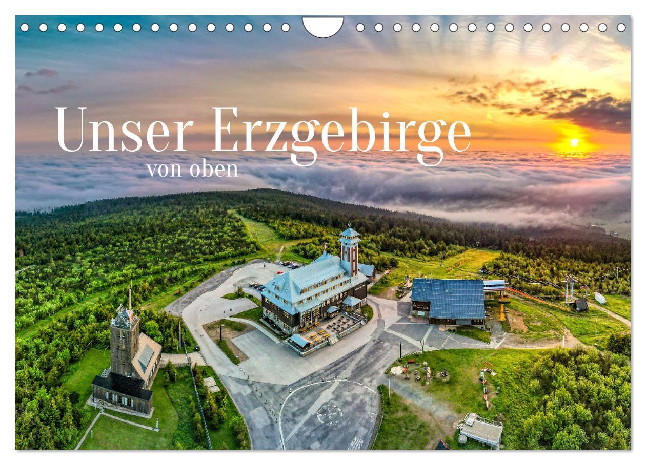 Cover: 9783383975196 | Unser Erzgebirge von oben (Wandkalender 2025 DIN A4 quer), CALVENDO...