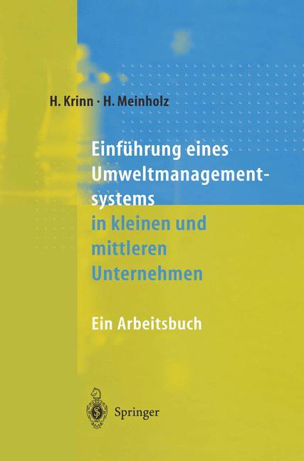 Cover: 9783540624653 | Einführung eines Umweltmanagementsystems in kleinen und mittleren...