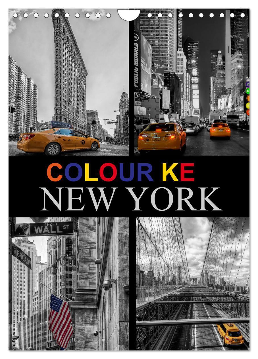 Cover: 9781325883233 | Colour Key in New York (Wall Calendar 2024 DIN A4 portrait),...