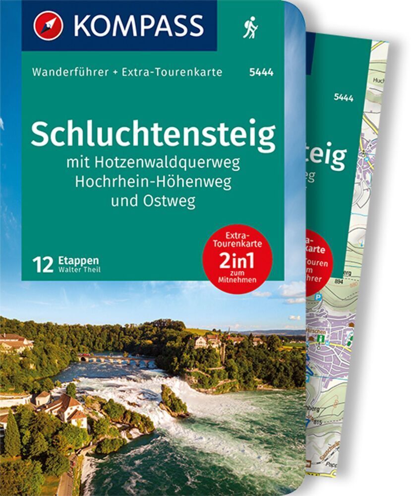 Cover: 9783991210559 | KOMPASS Wanderführer Schluchtensteig, mit Hotzenwaldquerweg,...