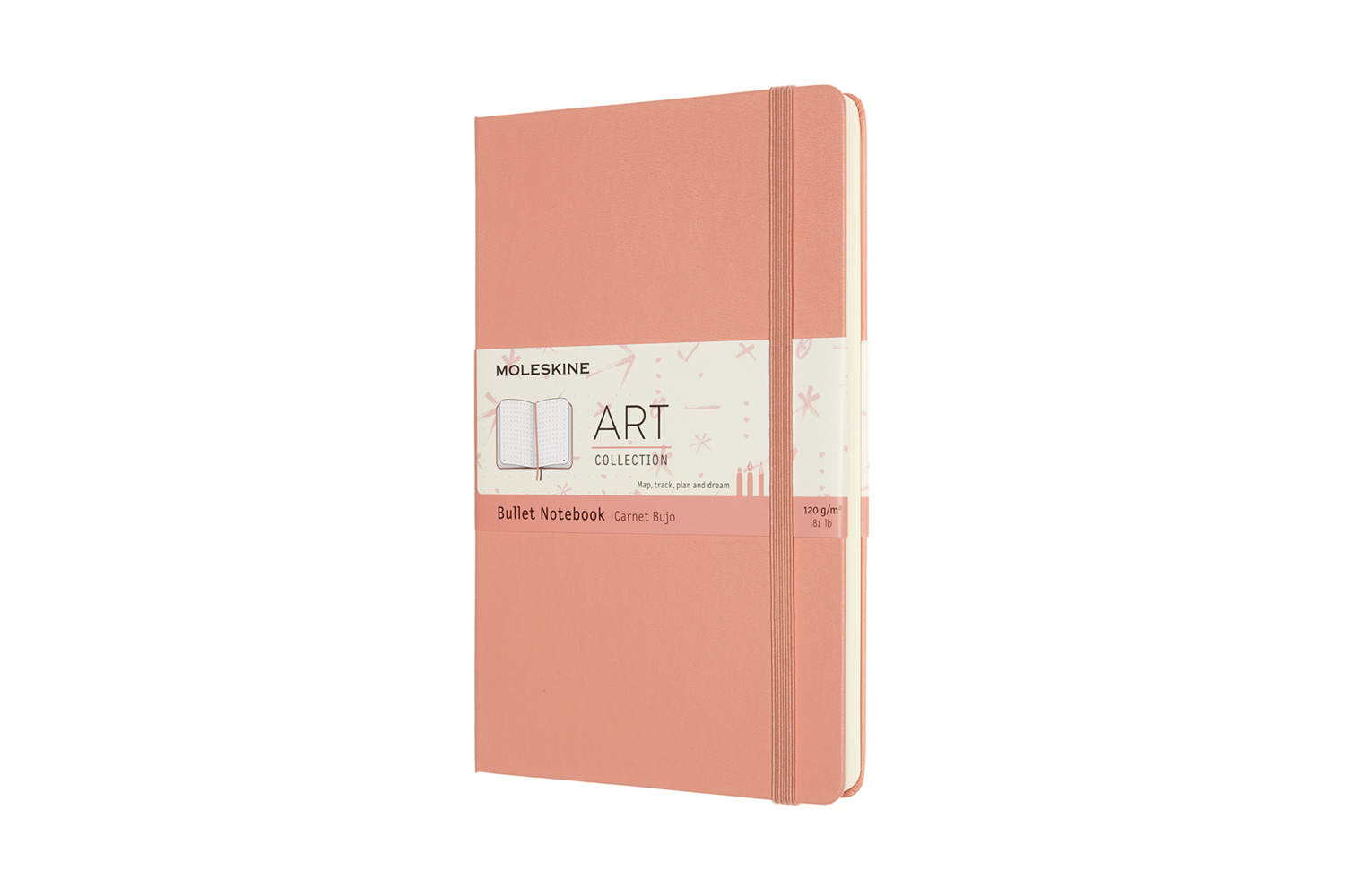 Cover: 8056420852929 | Moleskine Bullet Notizbuch Large/A5, 120G-Papier, Punktraster,...