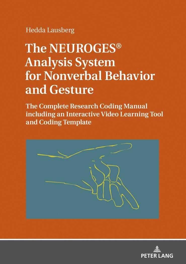 Cover: 9783631771723 | The NEUROGES® Analysis System for Nonverbal Behavior and Gesture