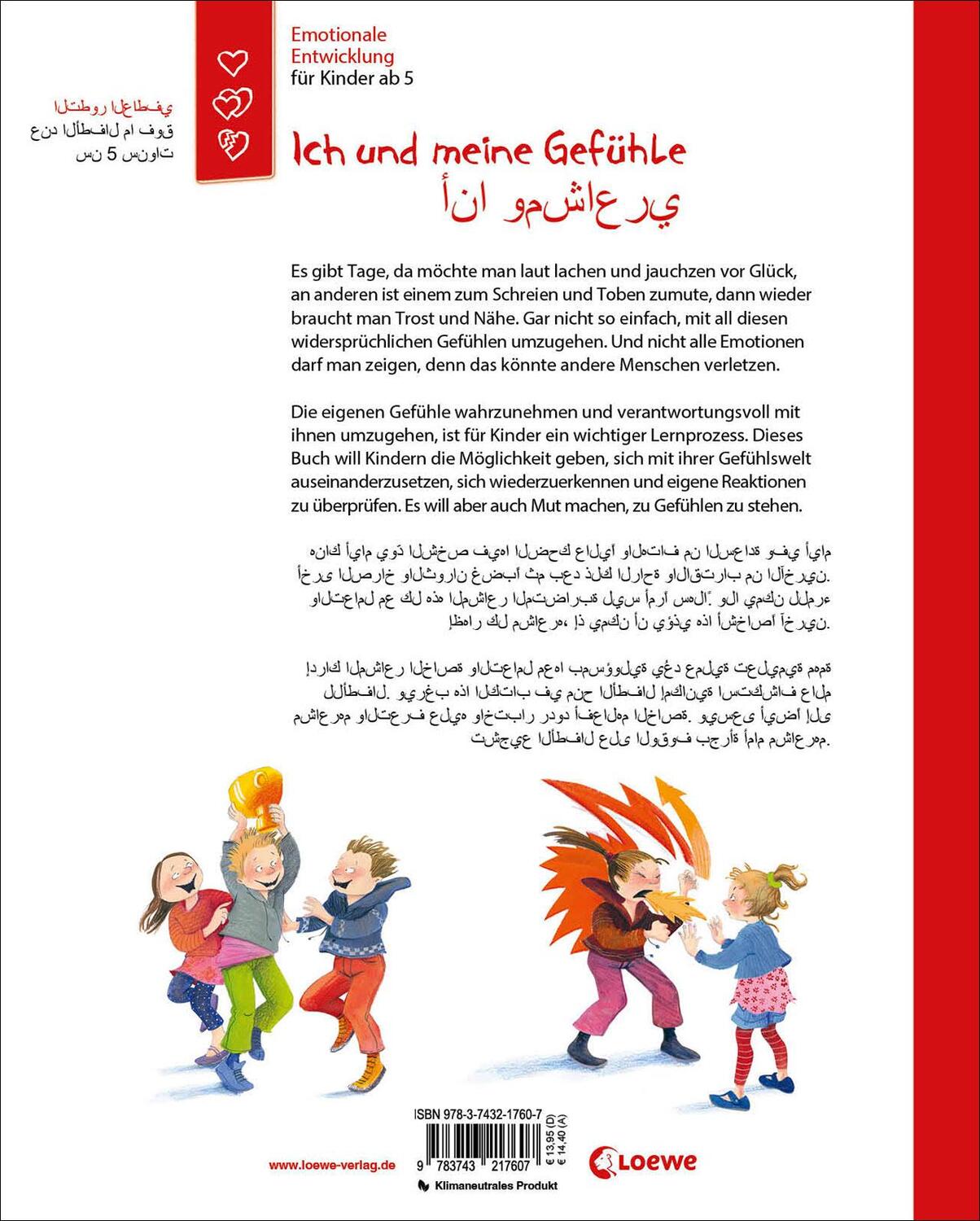 Rückseite: 9783743217607 | Ich und meine Gefühle - Deutsch - Arabisch (Starke Kinder -...