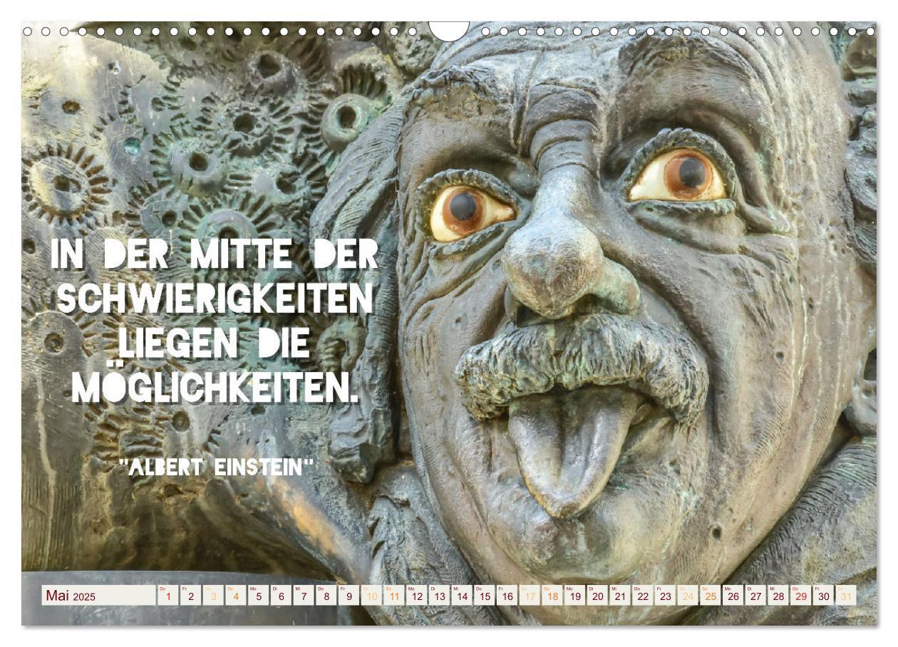 Bild: 9783383941009 | Ulmer Ansichten mit Zitaten von Albert Einstein (Wandkalender 2025...