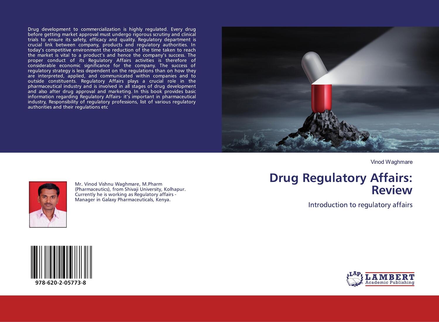 Cover: 9786202057738 | Drug Regulatory Affairs: Review | Introduction to regulatory affairs
