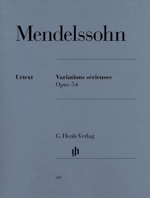 Cover: 9790201806204 | Mendelssohn Bartholdy, Felix - Variations sérieuses op. 54 | Bartholdy