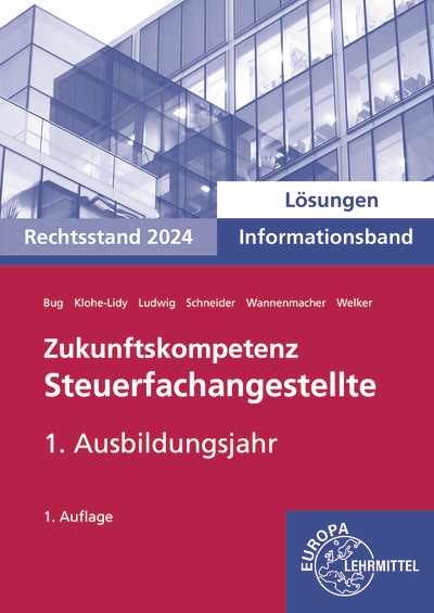 Cover: 9783758573408 | Lösungen zu 73392 Zukunftskompetenz Steuerfachangestellte Infoband...