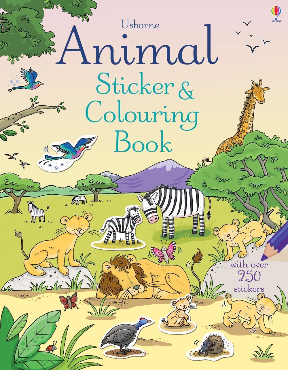 Cover: 9781409585862 | Animal Sticker and Colouring Book | Jessica Greenwell | Taschenbuch